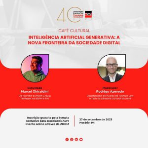 Café cultural - INTELIGÊNCIA ARTIFICIAL GENERATIVA: A NOVA FRONTEIRA DA SOCIEDADE DIGITAL